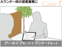 アーカイブモード＋アンケートモード