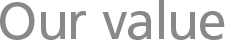 Our value