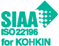 SIAA ISO22196 for KOHKIN