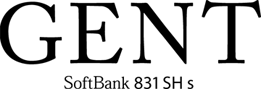 GENT「SoftBank 831SH s」