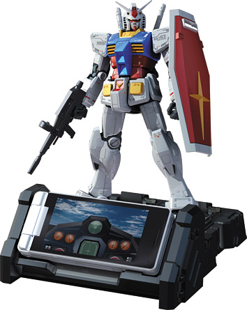 「RX-78-2ガンダム」オリジナルプラモデル&945SH G Ver.GP30th専用充電ベース