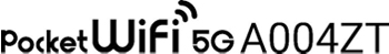 Pocket WiFi 5G A004ZT(ZTE製)