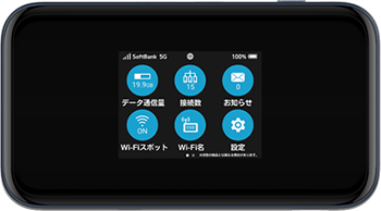 Pocket WiFi 5G A004ZT(ZTE製)