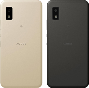 AQUOS wish(シャープ製)(左から)アイボリー、チャコール