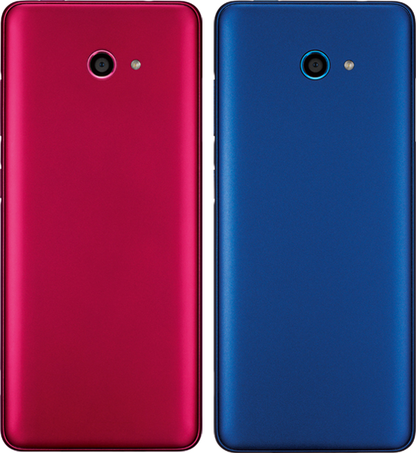 かんたんスマホ2+(京セラ製)(左から)ローズ、ブルー