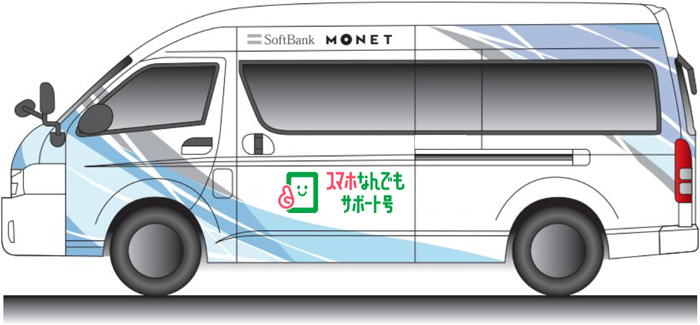「スマホなんでもサポート号」の外観イメージ