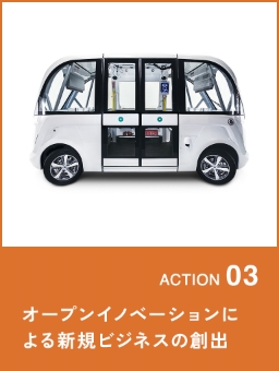 ACTION03 オープンイノベーションによる新規ビジネスの創出