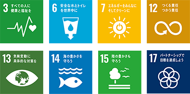 SDGsの達成に向けたマテリアリティ