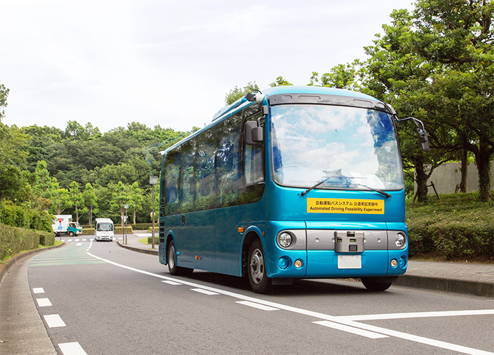 自動運転車両のイメージ