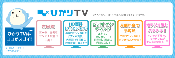 ひかりTVはここがスゴイ！