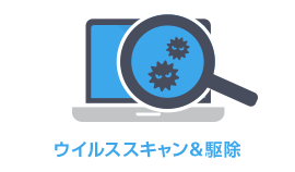 ウイルススキャン&駆除