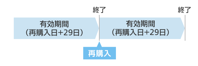 ご利用イメージ(30日プランの場合)