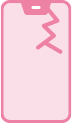 ガラス・筐体が破損している