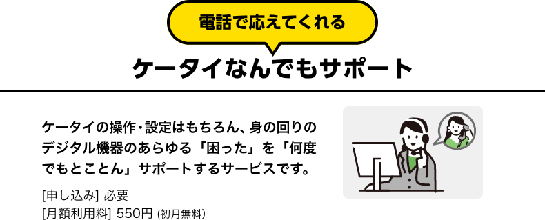 ケータイなんでもサポート