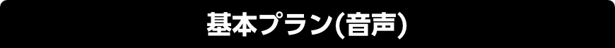 基本プラン(音声)