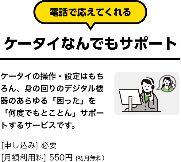 ケータイなんでもサポート