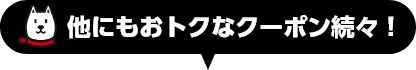 他にもおトクなクーポン続々