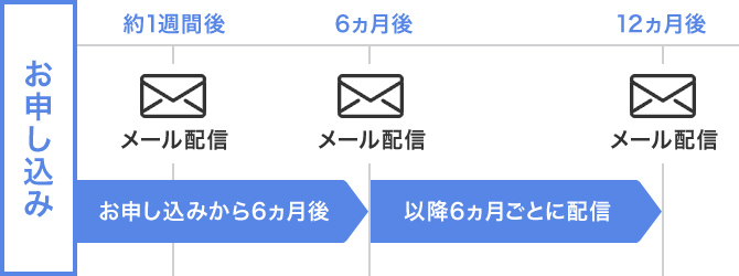 配信スケジュール
