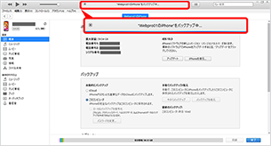 バックアップが開始されます。