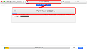 アップデートが開始されます。