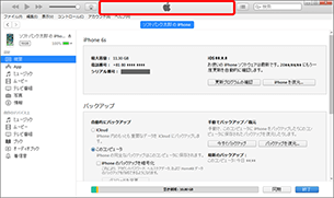 Apple マークが表示されたらアップデート完了です。