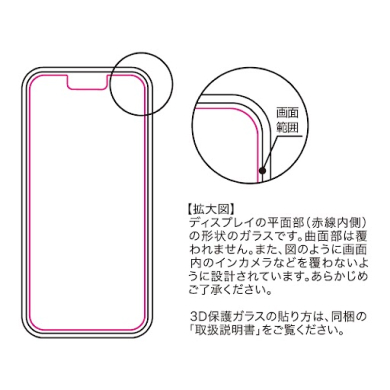トビデル 3D保護ガラス